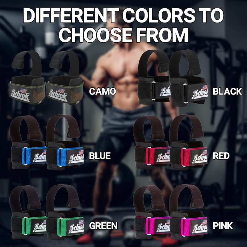 Schiek Sports Model 1000-DLS Deluxe Dowel Straps For Weight Lifting - Image 4